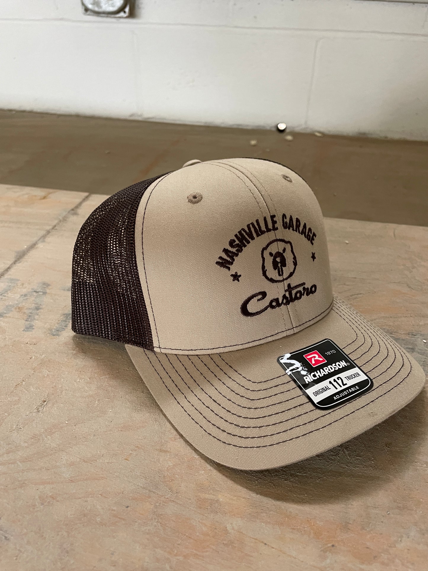Hat - Khaki / Coffee