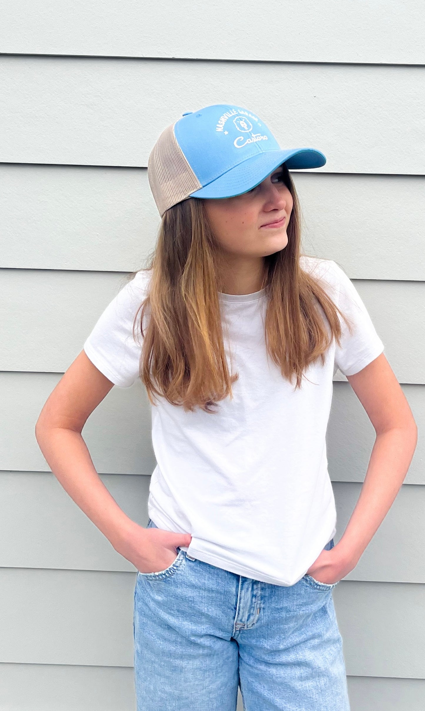 Hat - Columbia Blue / Khaki